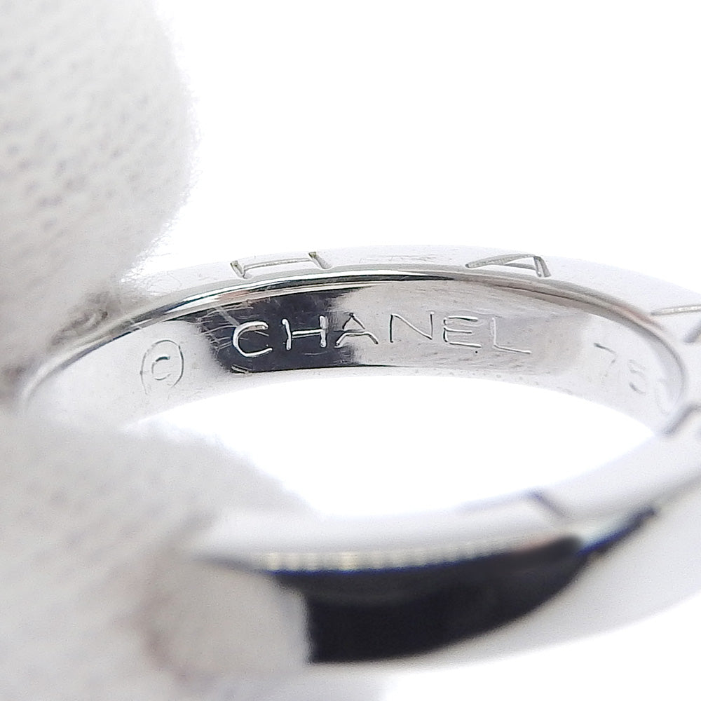 Top Quality Chanel Signature Ring K18 White Gold 5.5