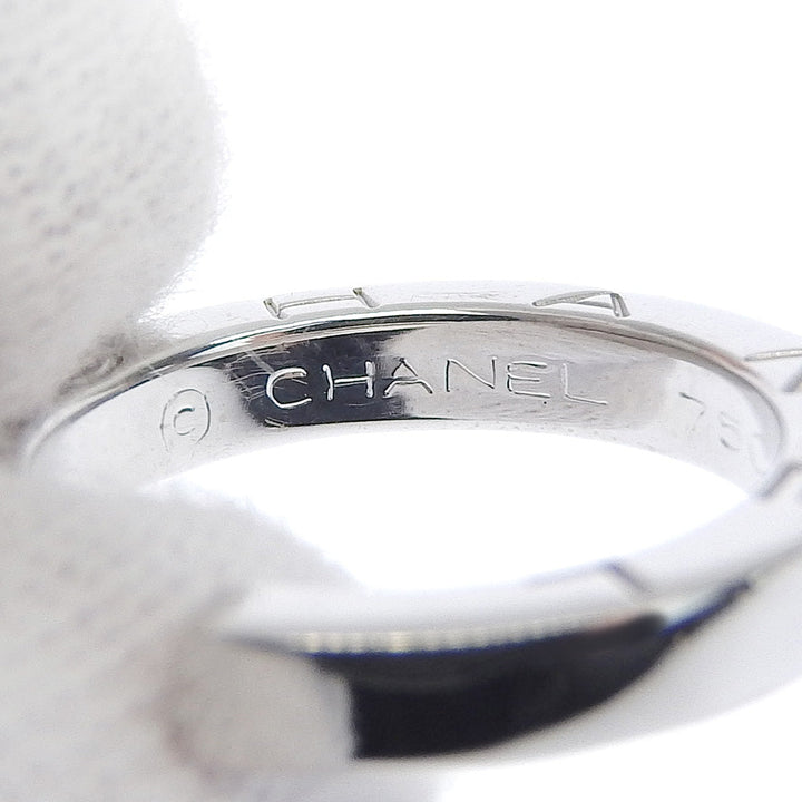 Top Quality Chanel Signature Ring K18 White Gold 5.5