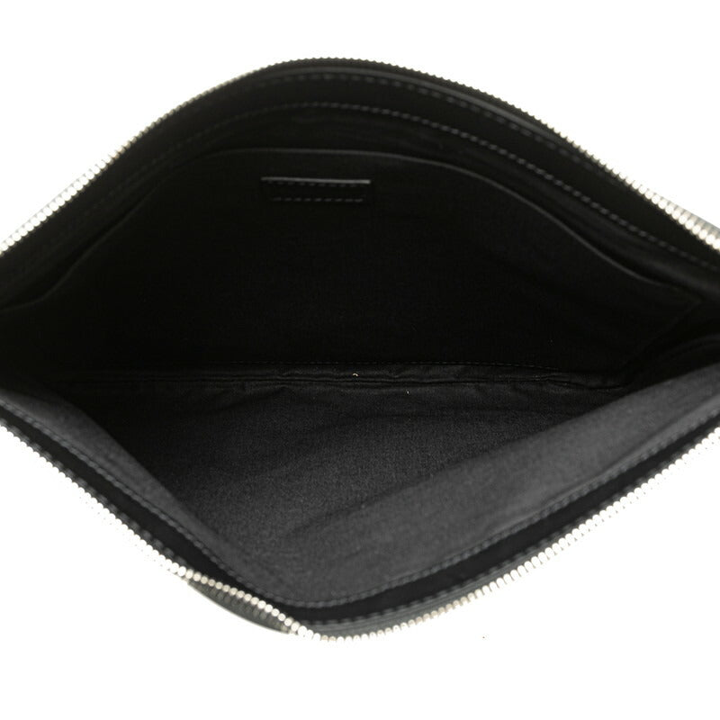 Top Quality Balenciaga Navy Clip M Canvas Leather Clutch