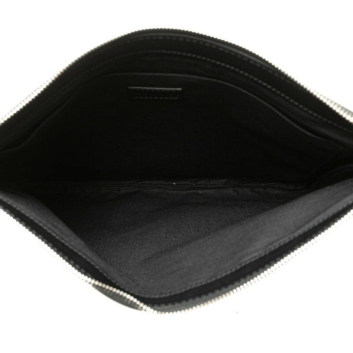 Top Quality Balenciaga Navy Clip M Canvas Leather Clutch