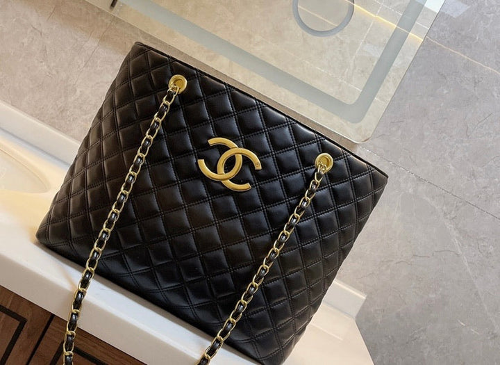 Top Quality Chanel Leather black handbag