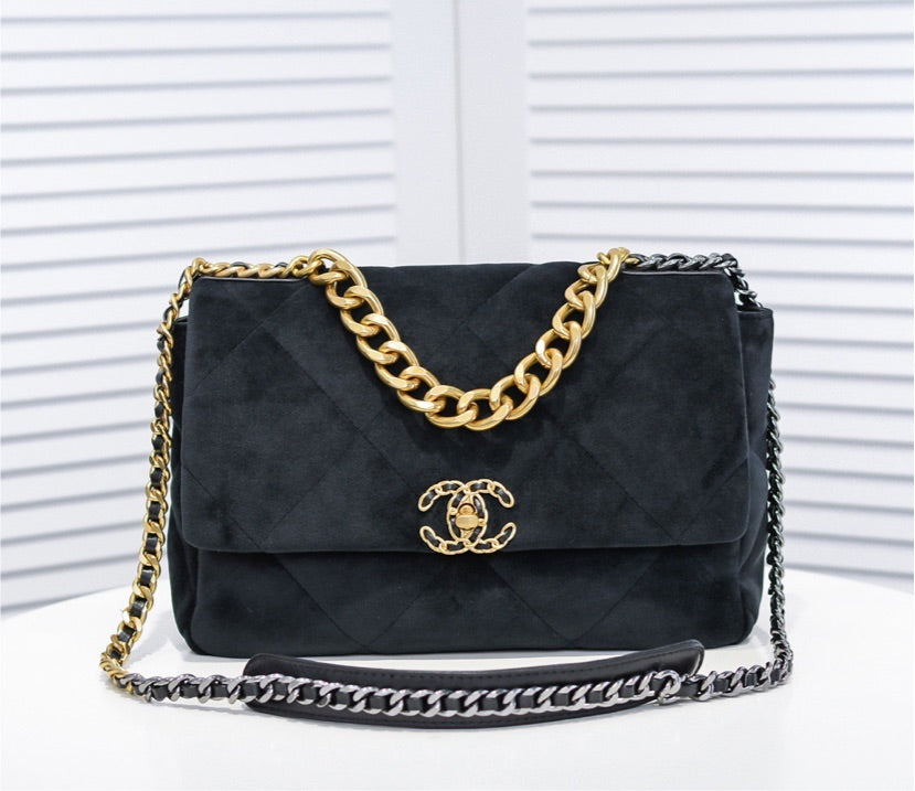 Suede Top Quality Chanel woman shoulder handbag