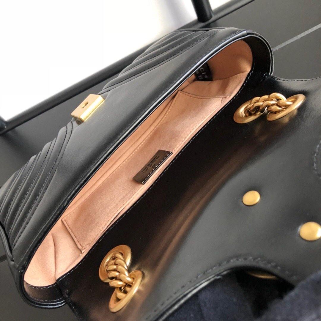 Gucci Marmont Small Matelassé Shoulder Bag