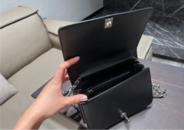 Black/silver Top Quality Chanel woman Handbag