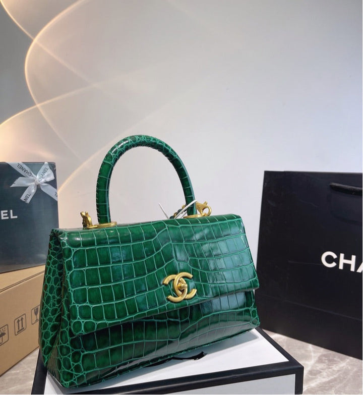 New Top Quality Chanel Green Woman handbag