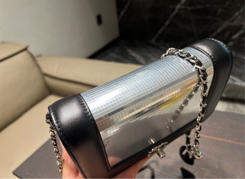 Black/silver Top Quality Chanel woman Handbag