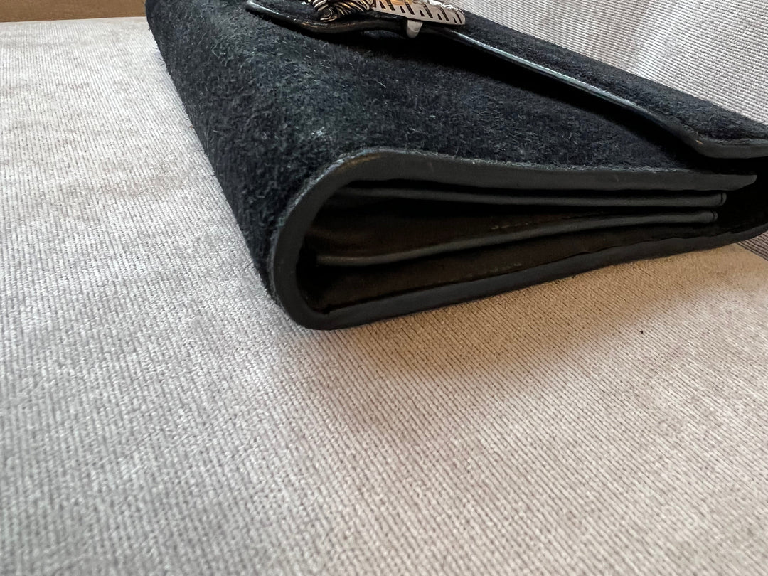 Gucci Dionysus Black Suede Mini Bag