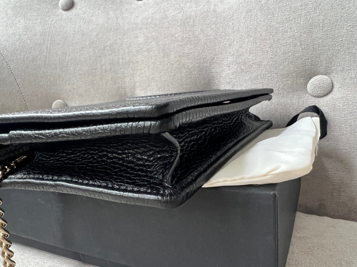 Gucci Black Soho Chain Wallet