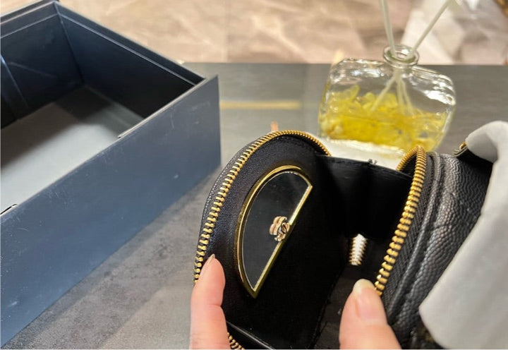 Black leather Top Quality Chanel crossbody