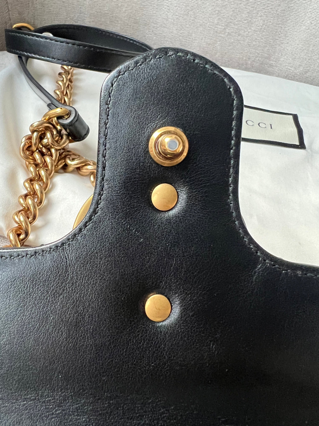 Gucci GG Black Marmont Mini Shoulder Bag (RRP £1,700)