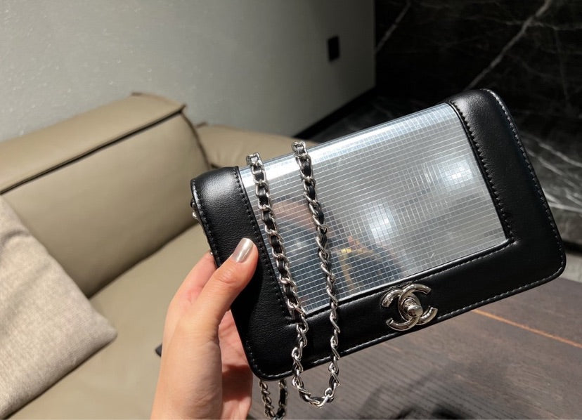 Black/silver Top Quality Chanel woman Handbag