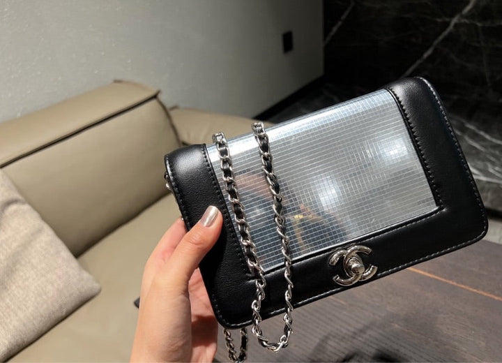 Black/silver Top Quality Chanel woman Handbag