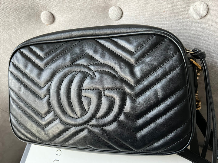 Gucci GG Black Marmont Small Shoulder Bag (RRP £1250)