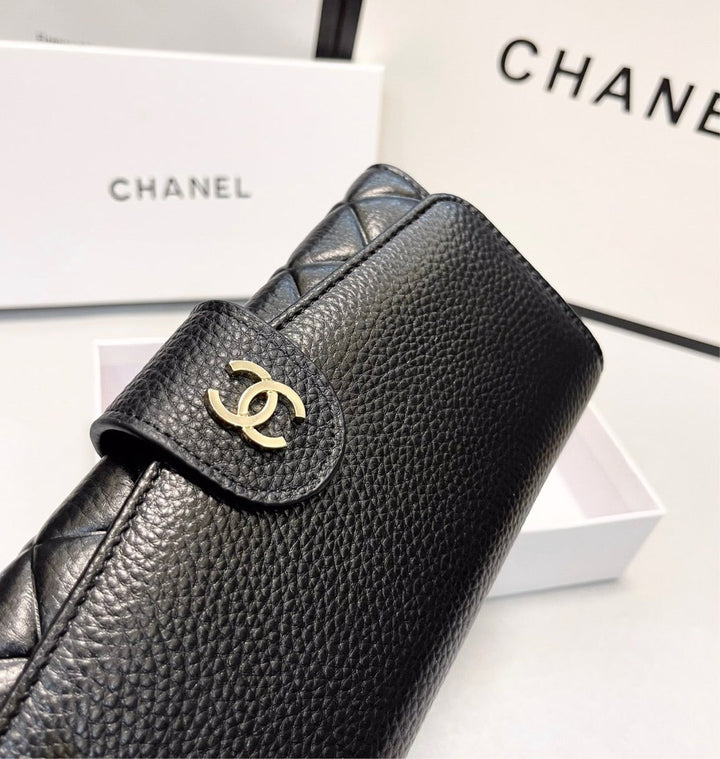 Black Top Quality Chanel woman wallet