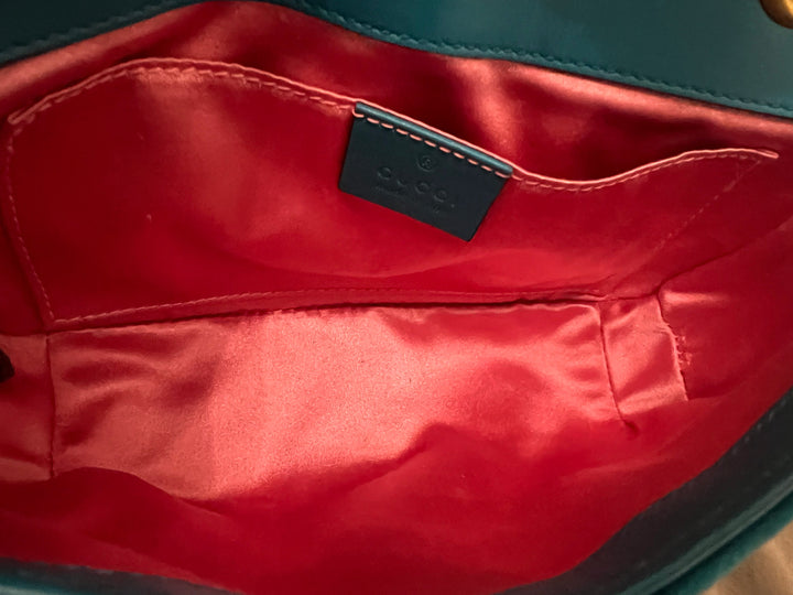 Gucci GG Mini Velvet Marmont Mini Shoulder Bag (RRP £1295)