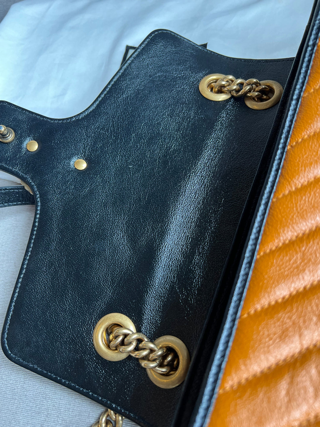 Gucci GG Torchon Tan Marmont Small Shoulder Bag (RRP £1590)