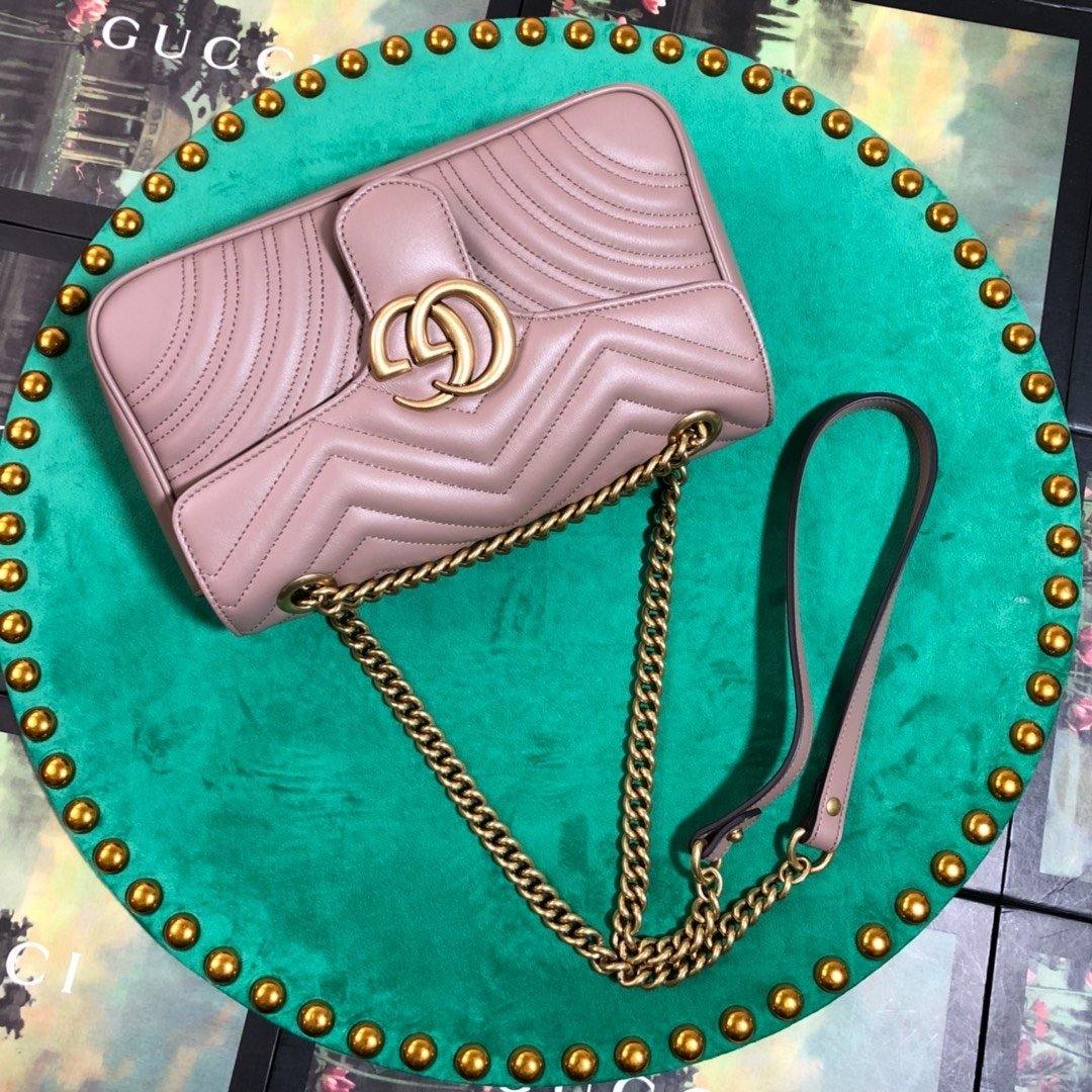 Gucci Marmont Small Matelassé Shoulder Bag