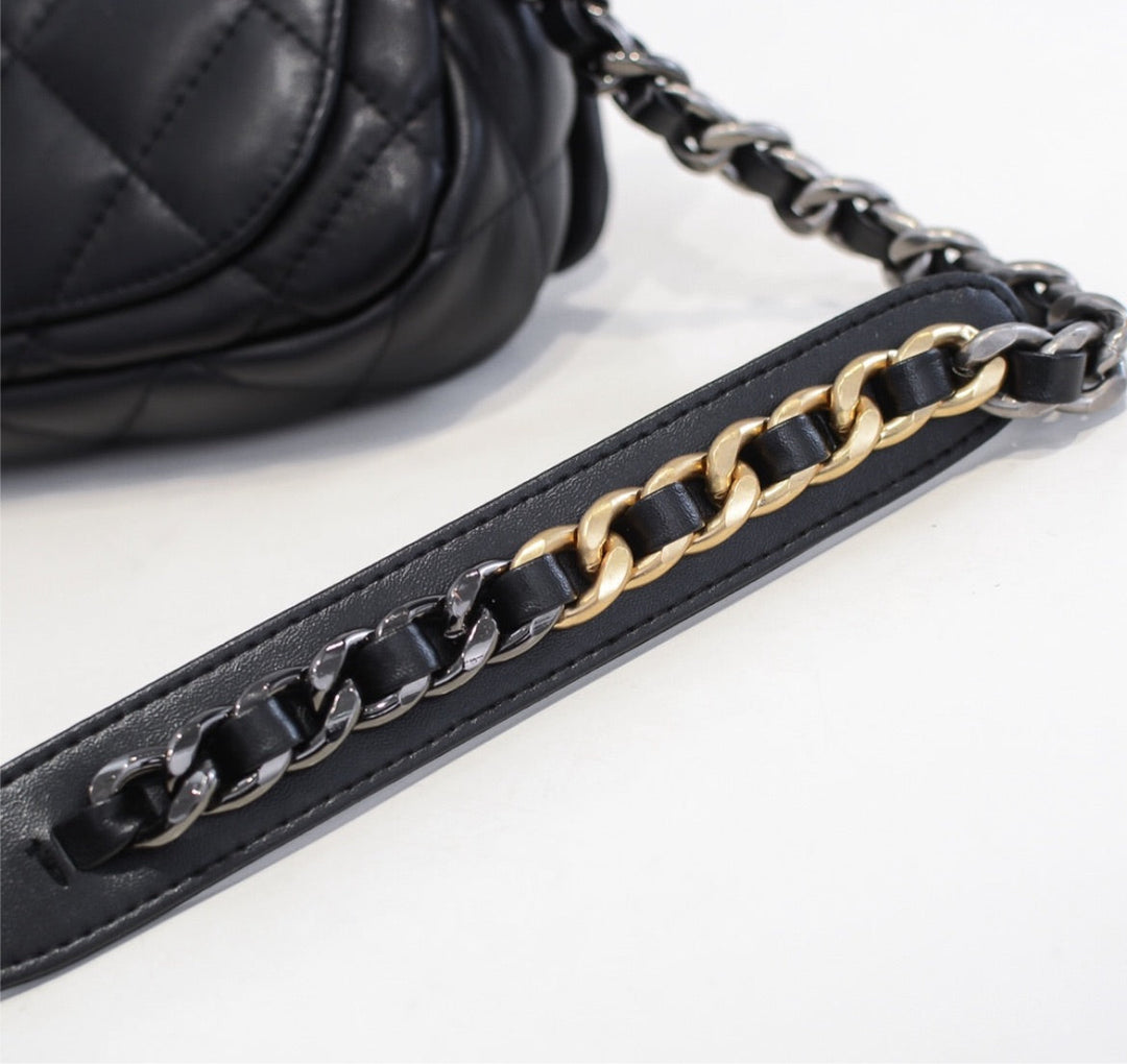 Top Quality Chanel new woman gold/silver strap handbag