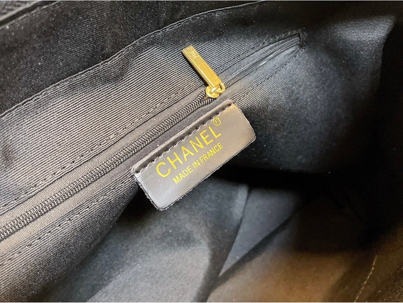 Top Quality Chanel Leather black handbag