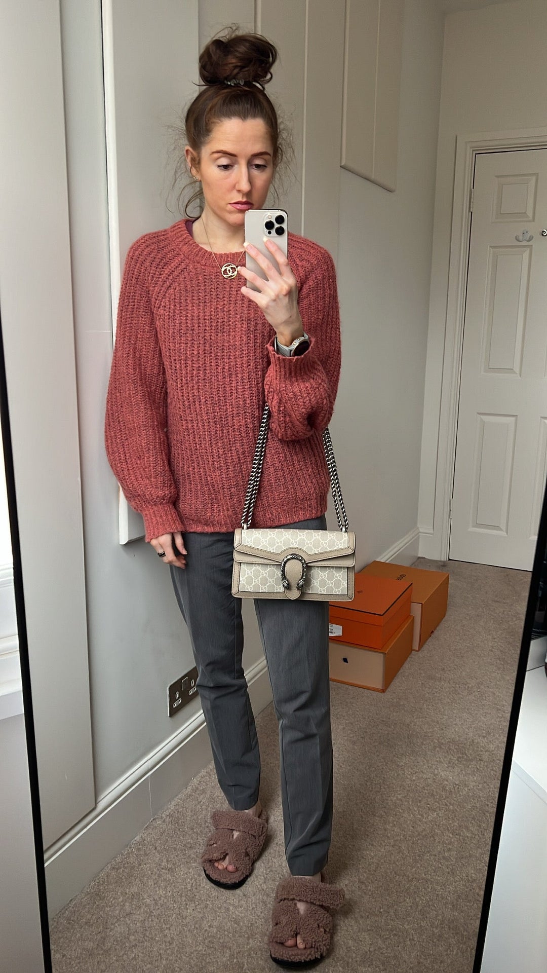 Gucci Dionysus GG Small Shoulder Bag in White and Beige Canvas (RRP £2,130)