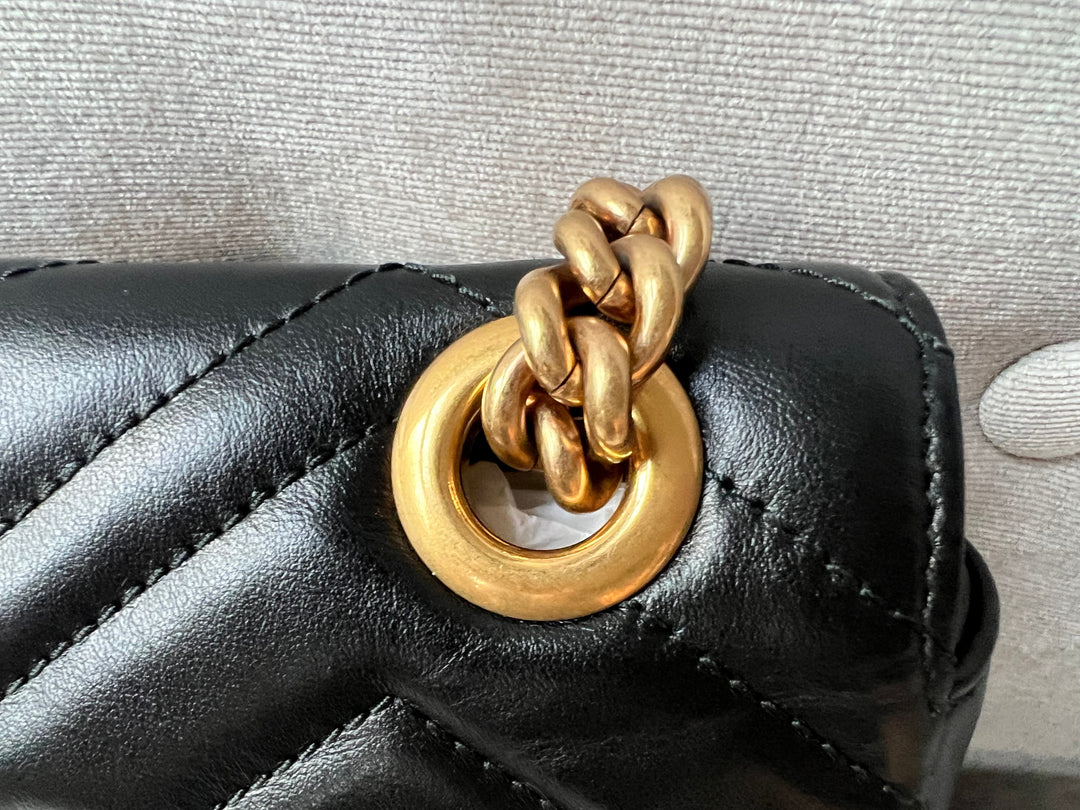 Gucci GG Black Marmont Mini Shoulder Bag (RRP £1,700)