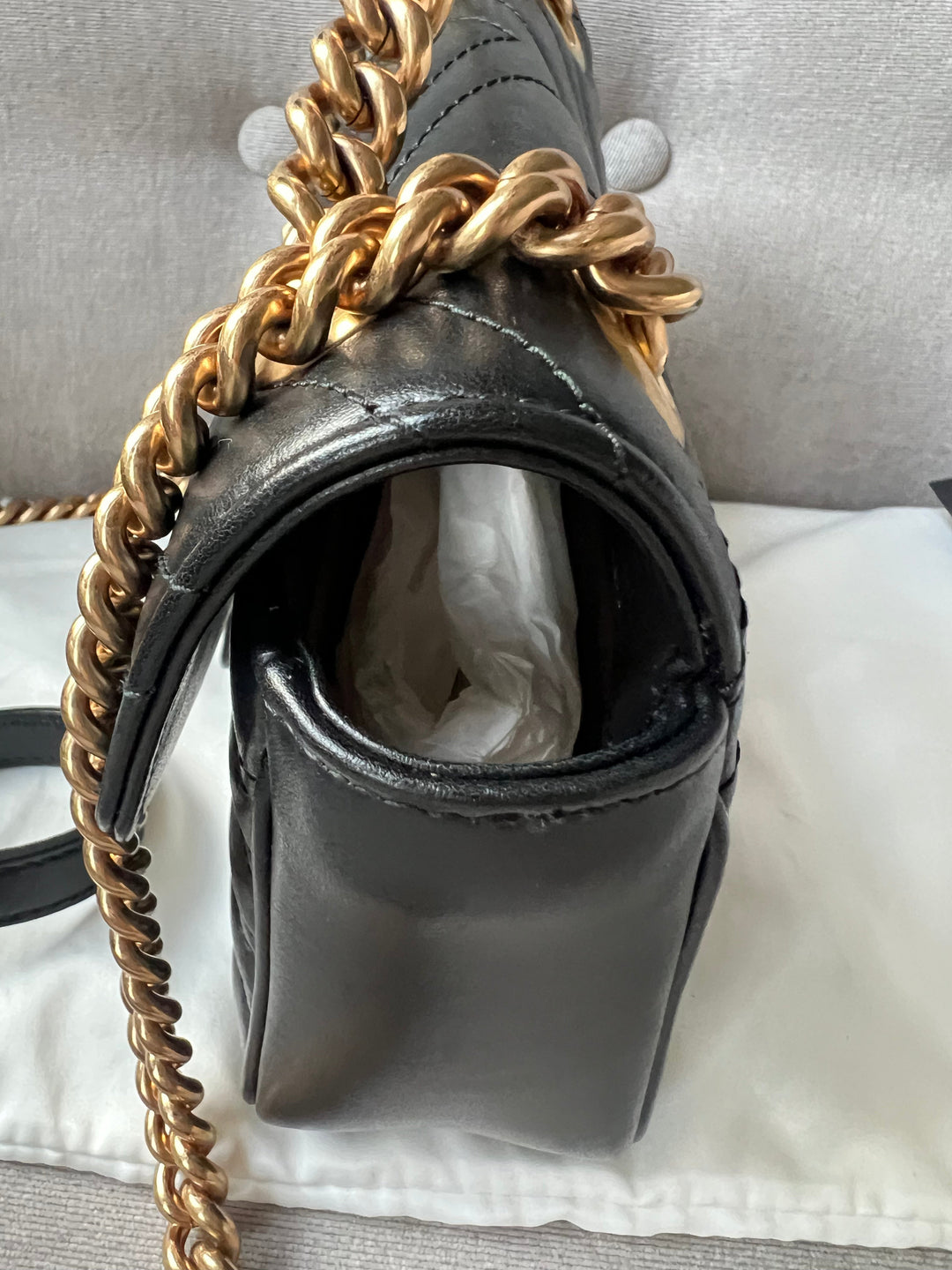 Gucci GG Black Marmont Mini Shoulder Bag (RRP £1,700)