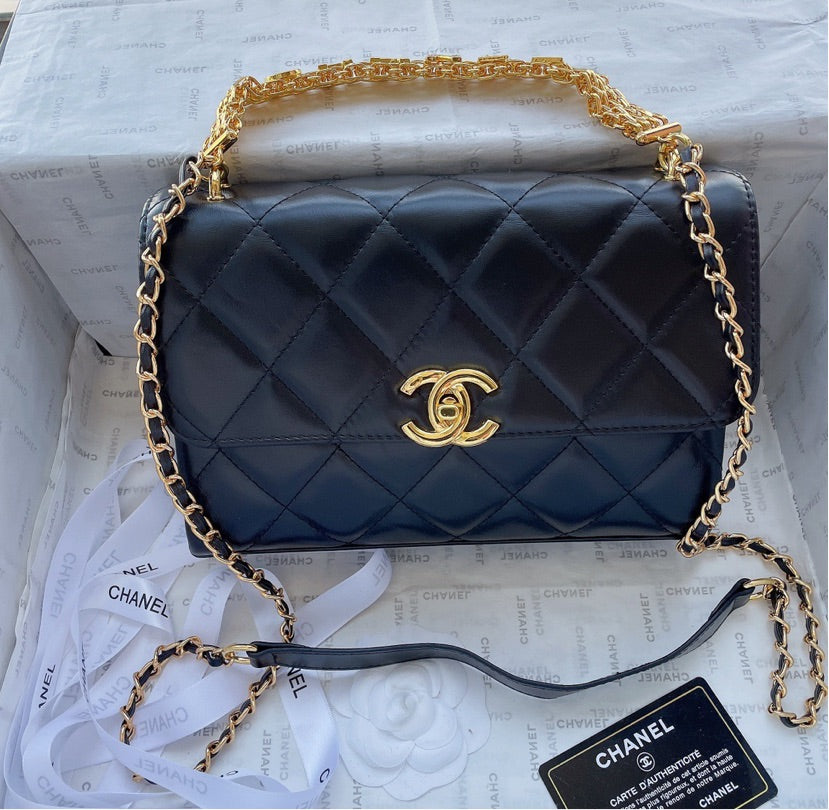 Black woman Top Quality Chanel new Handbag