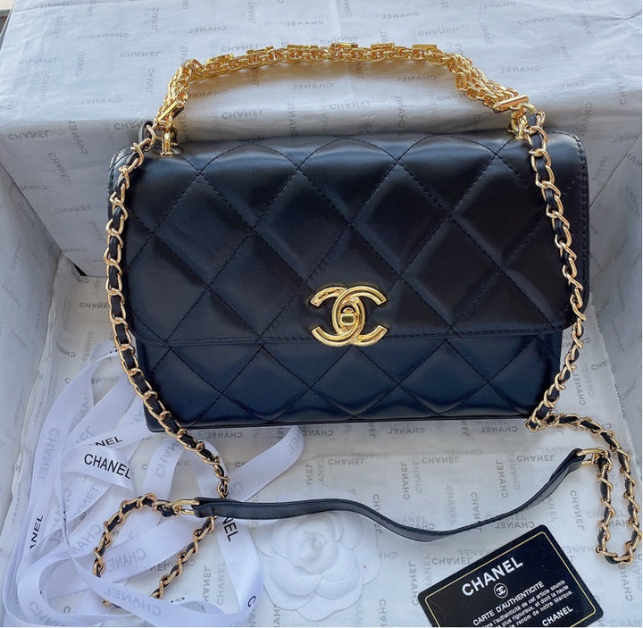 Black woman Top Quality Chanel new Handbag