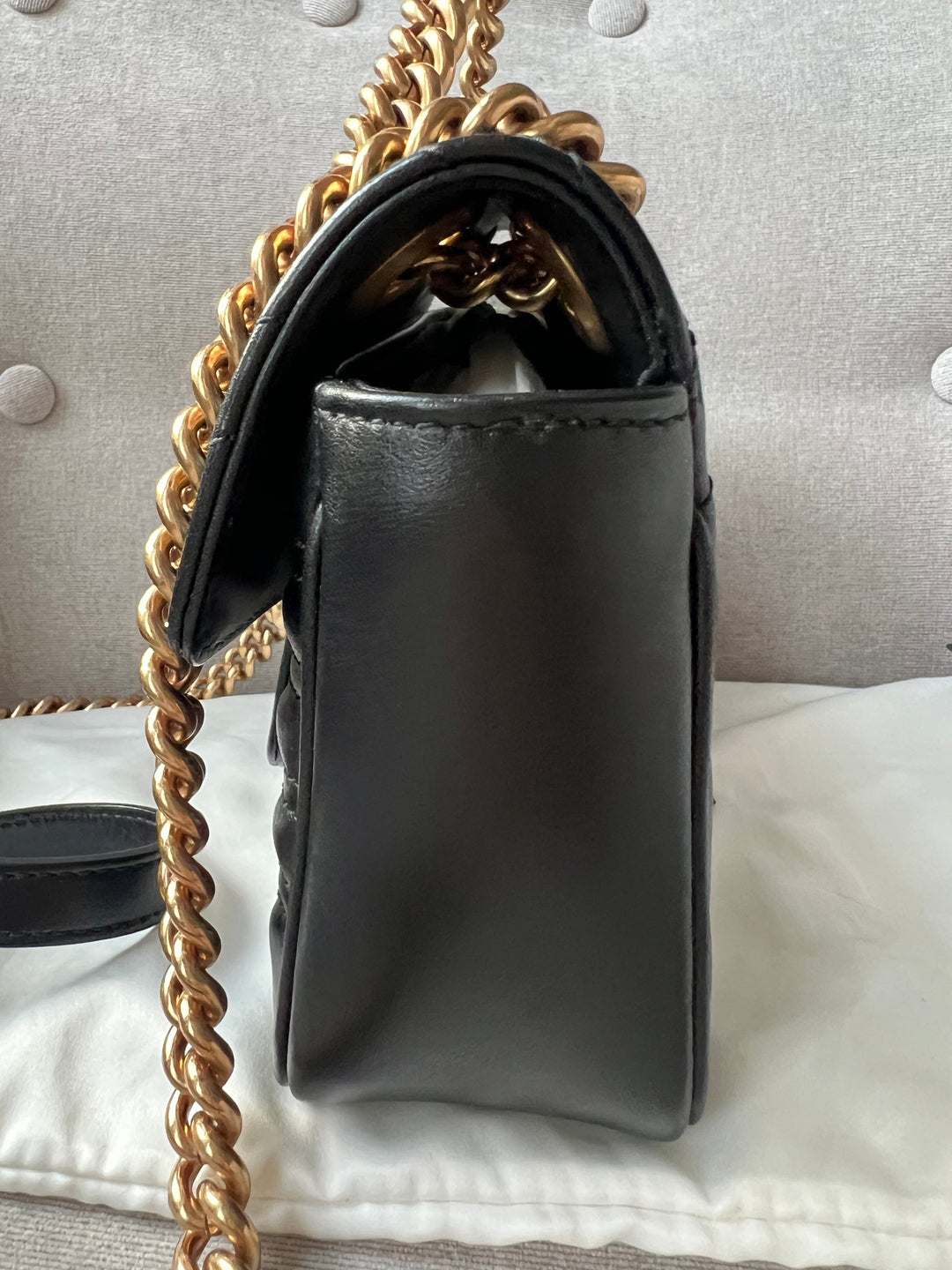 Gucci GG Black Marmont Mini Shoulder Bag (RRP £1,700)