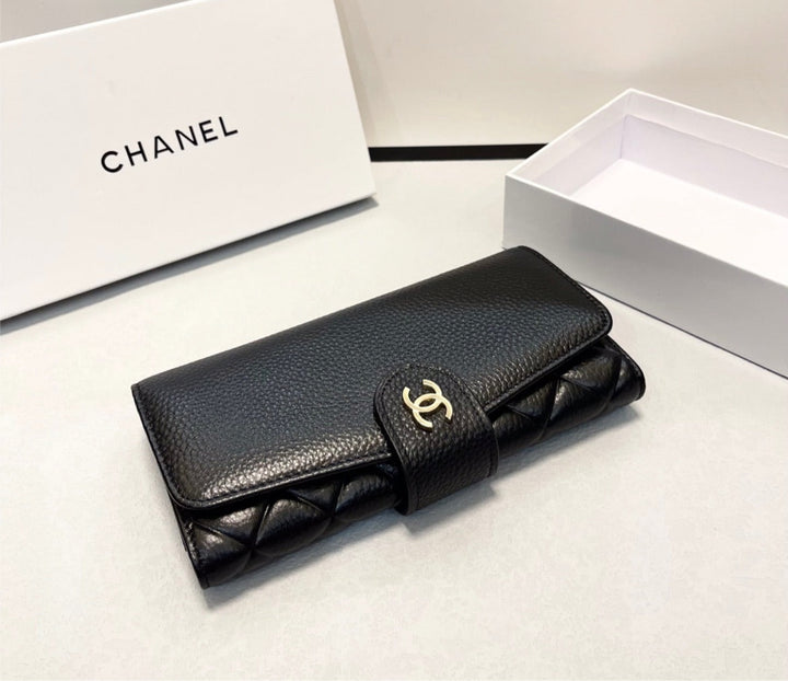 Black Top Quality Chanel woman wallet
