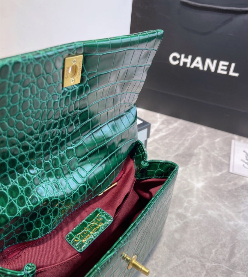 New Top Quality Chanel Green Woman handbag