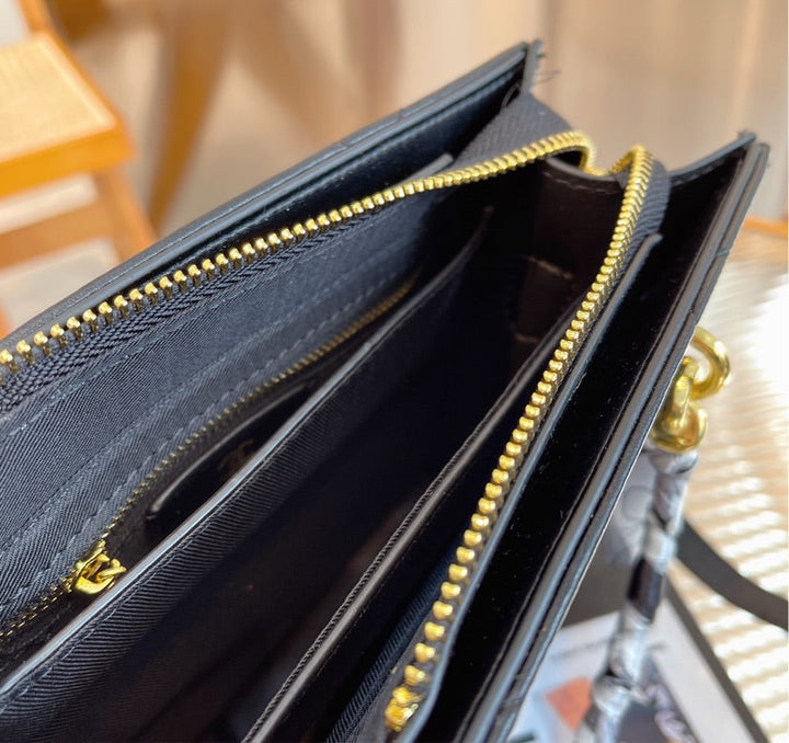 Black Top Quality Chanel woman handbag