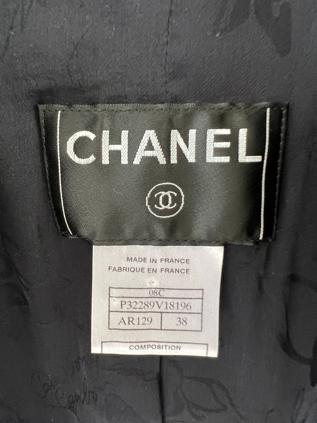 Top Quality Chanel Navy 2008 Cruise Accent Jacket with Tassel Detailing FR 38 (UK 10)