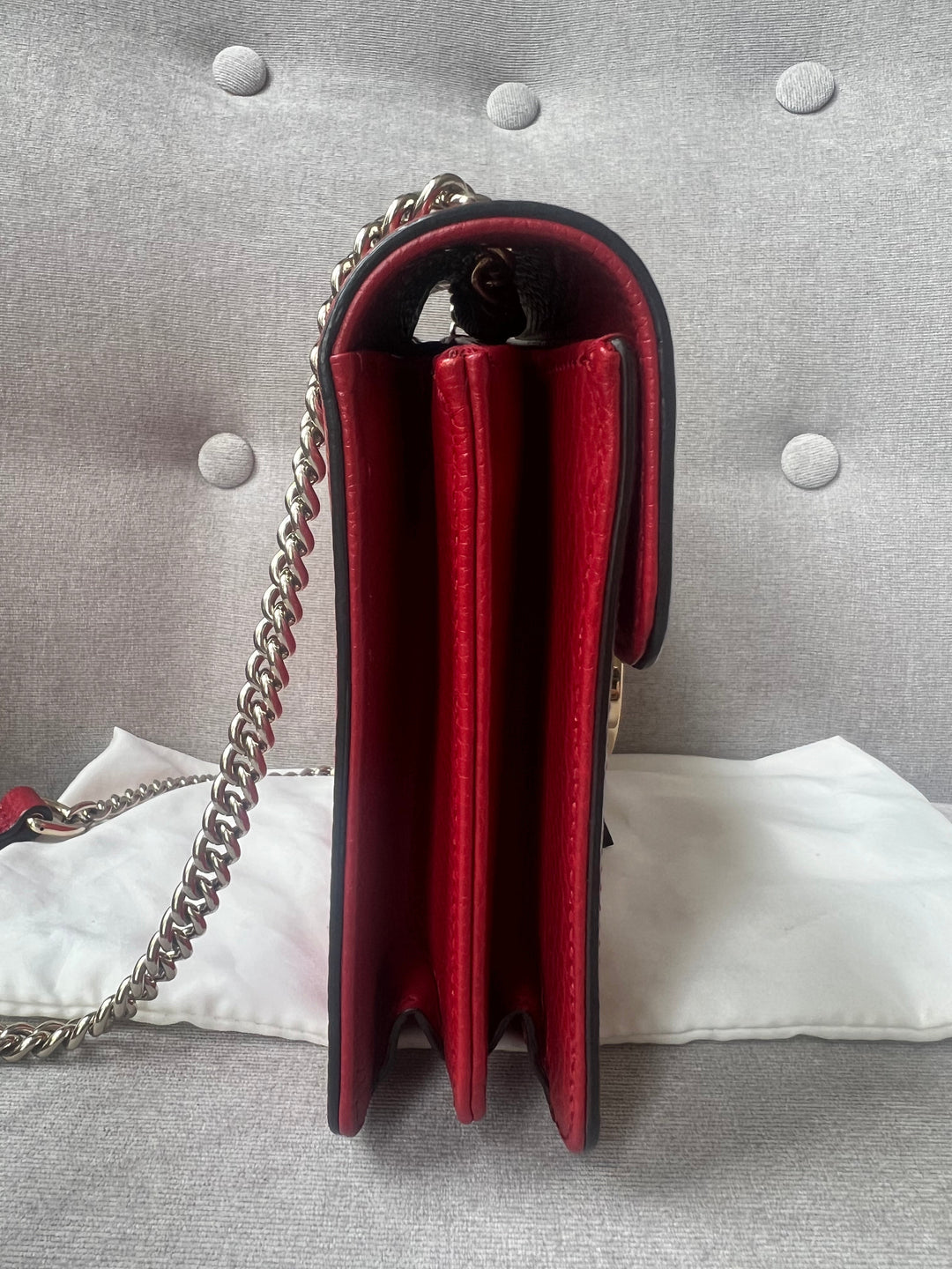 Gucci Interlocking GG Red Small Shoulder Bag