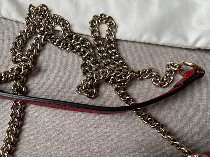 Gucci Interlocking GG Red Small Shoulder Bag