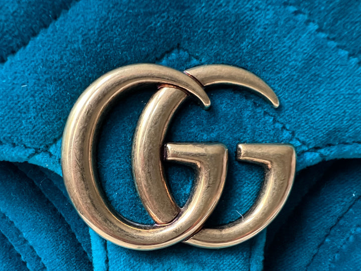 Gucci GG Mini Velvet Marmont Mini Shoulder Bag (RRP £1295)