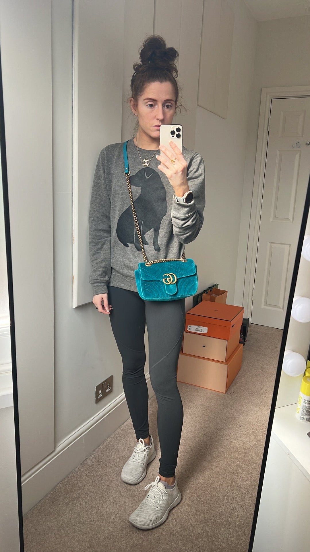 Gucci GG Mini Velvet Marmont Mini Shoulder Bag (RRP £1295)