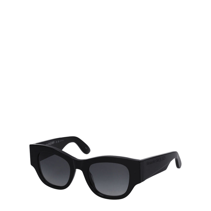 Alexander McQueen Women's Sunglasses Acetate Black