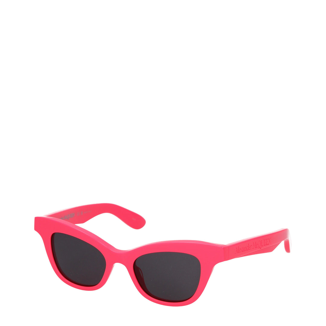 Alexander McQueen Women's Sunglasses Acetate Fuxia/Black