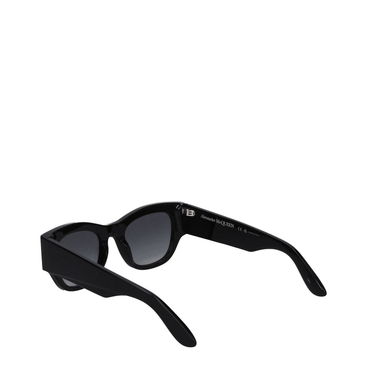Alexander McQueen Women's Sunglasses Acetate Black