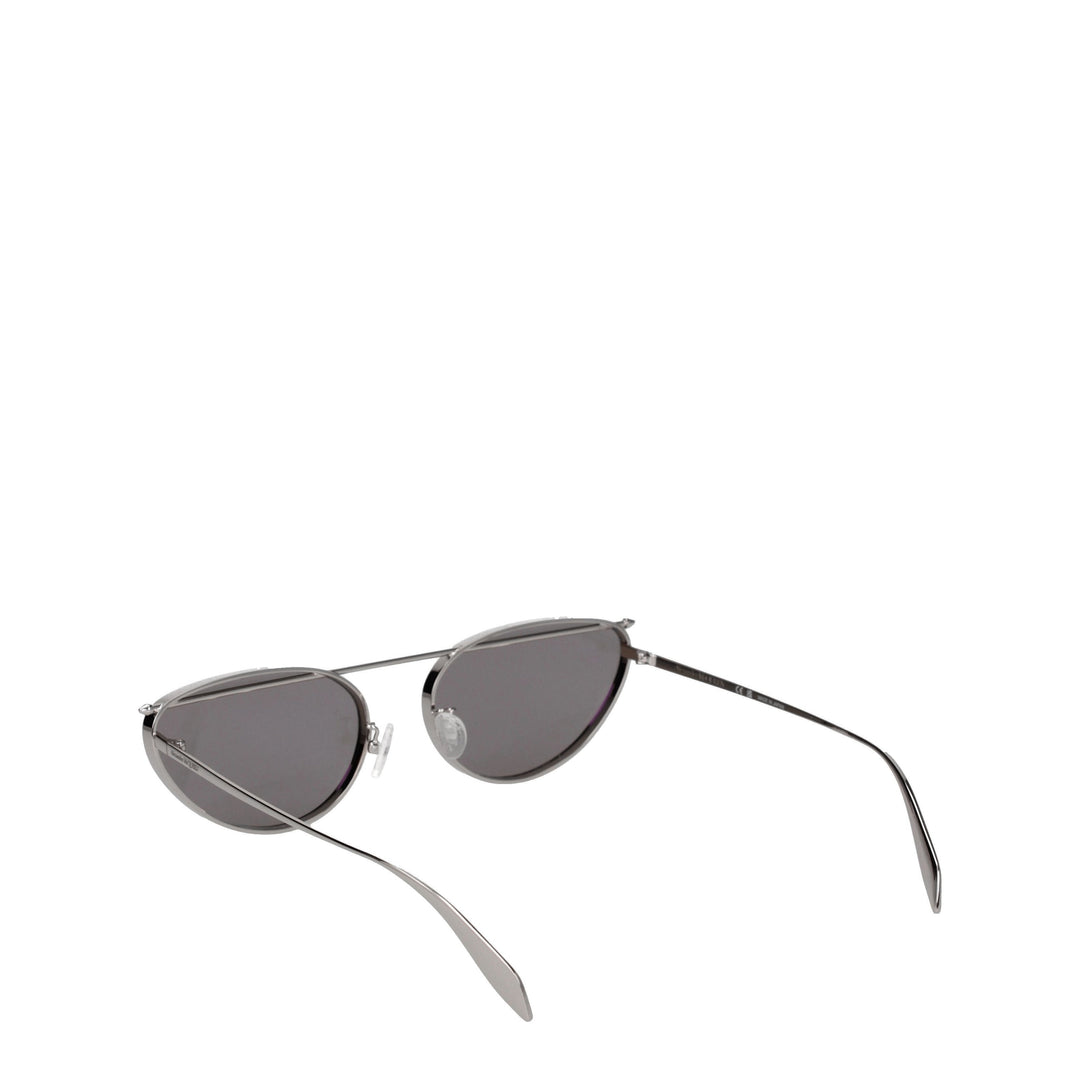 Alexander McQueen Women's Sunglasses Metal Silver