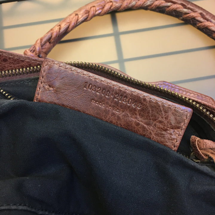 Top Quality Balenciaga First Handbag in Brown Leather