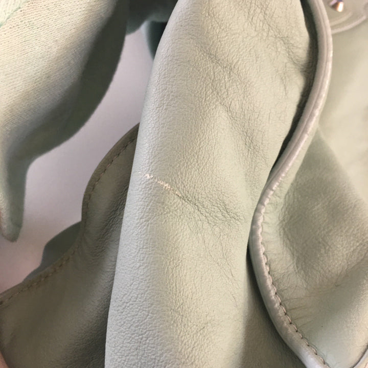 Top Quality Balenciaga Papier Shoulder Bag in Blue Leather