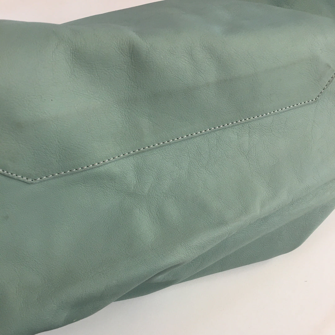 Top Quality Balenciaga Papier Shoulder Bag in Blue Leather