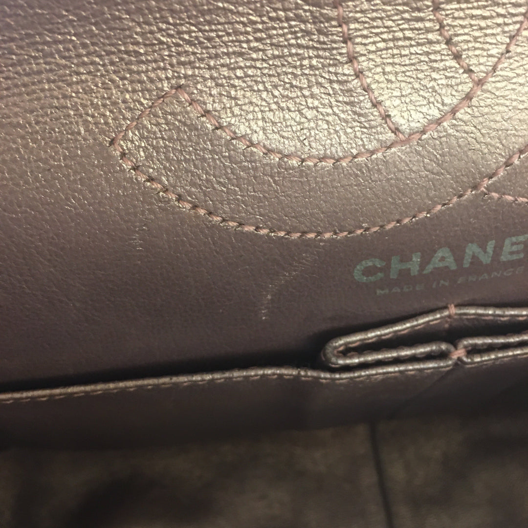 Chanel 2.55 Shoulder Bag in Metallic Leather