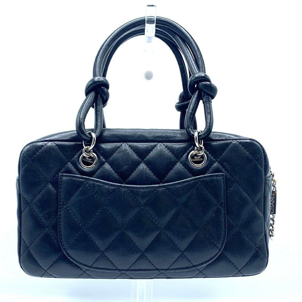 Top Quality Chanel Cambon Mini Bowling Bag Black