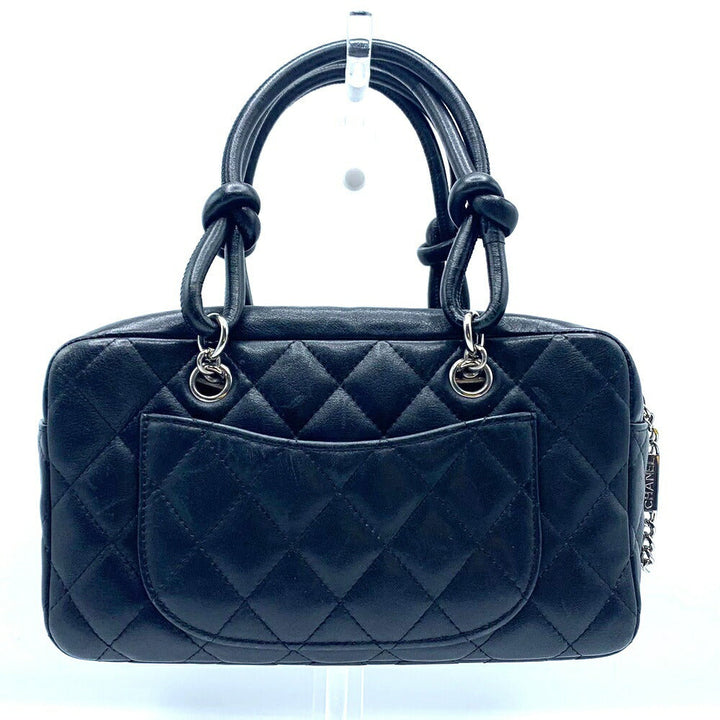 Top Quality Chanel Cambon Mini Bowling Bag Black