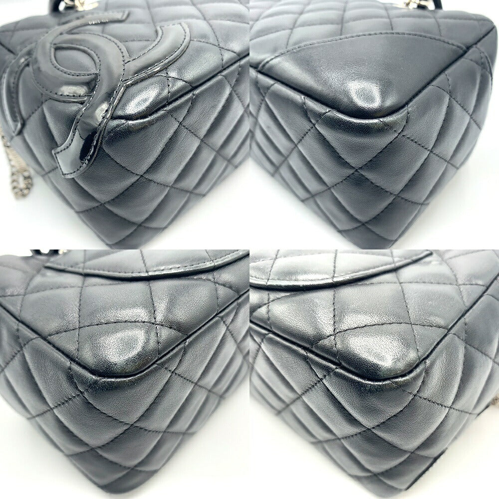 Top Quality Chanel Cambon Mini Bowling Bag Black