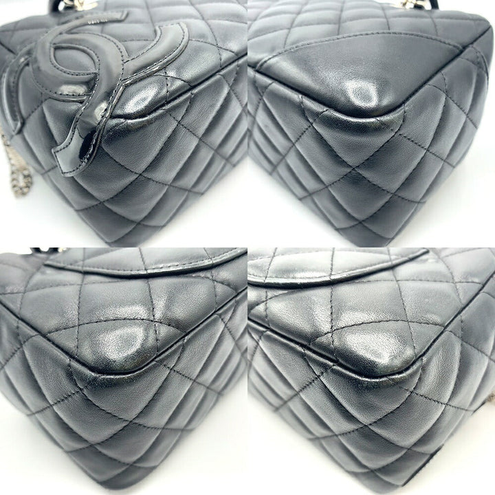 Top Quality Chanel Cambon Mini Bowling Bag Black