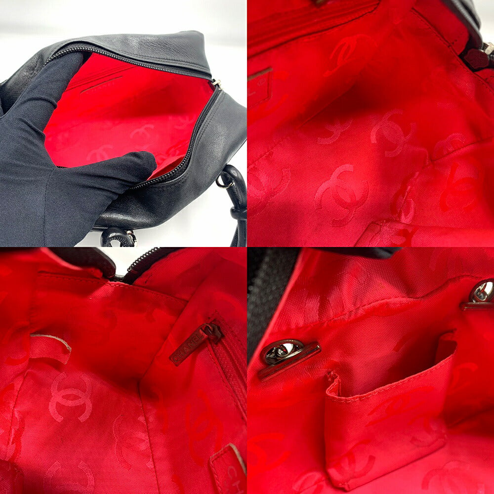 Top Quality Chanel Cambon Mini Bowling Bag Black